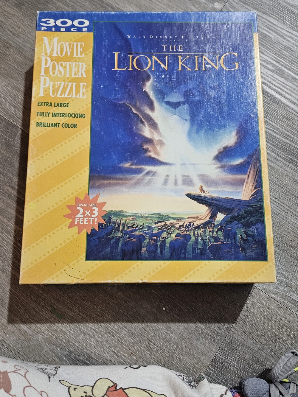 Walt Disney The Lion King Movie Poster Puzzle 300 Piece  2' x 3' 100% COMPLETE